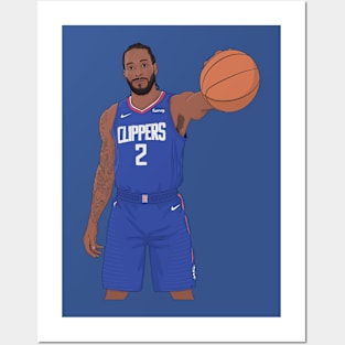 Kawhi Leonard digital illustration Posters and Art